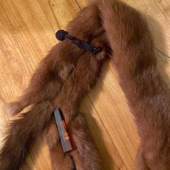 Mink fur stole scarf collar - Picture 13 of 14
